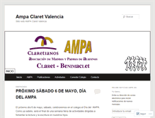Tablet Screenshot of ampaclaretvalencia.org